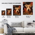 thumbnail image 4 of Golden Sealyham Terrier Dog On Elegant Floral Backdrop William Morris Style Pattern Artwork Extra Large XL Wall Art Poster Print, 4 of 5