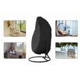 thumbnail image 6 of Ghojet Wicker Swing Seat Cover Waterproof Patio Egg Chair Covers Wicker Egg Swing Chair Covers Dust-proof Outdoor Chair Cover UV Protection Hanging Chair Cover, 6 of 9