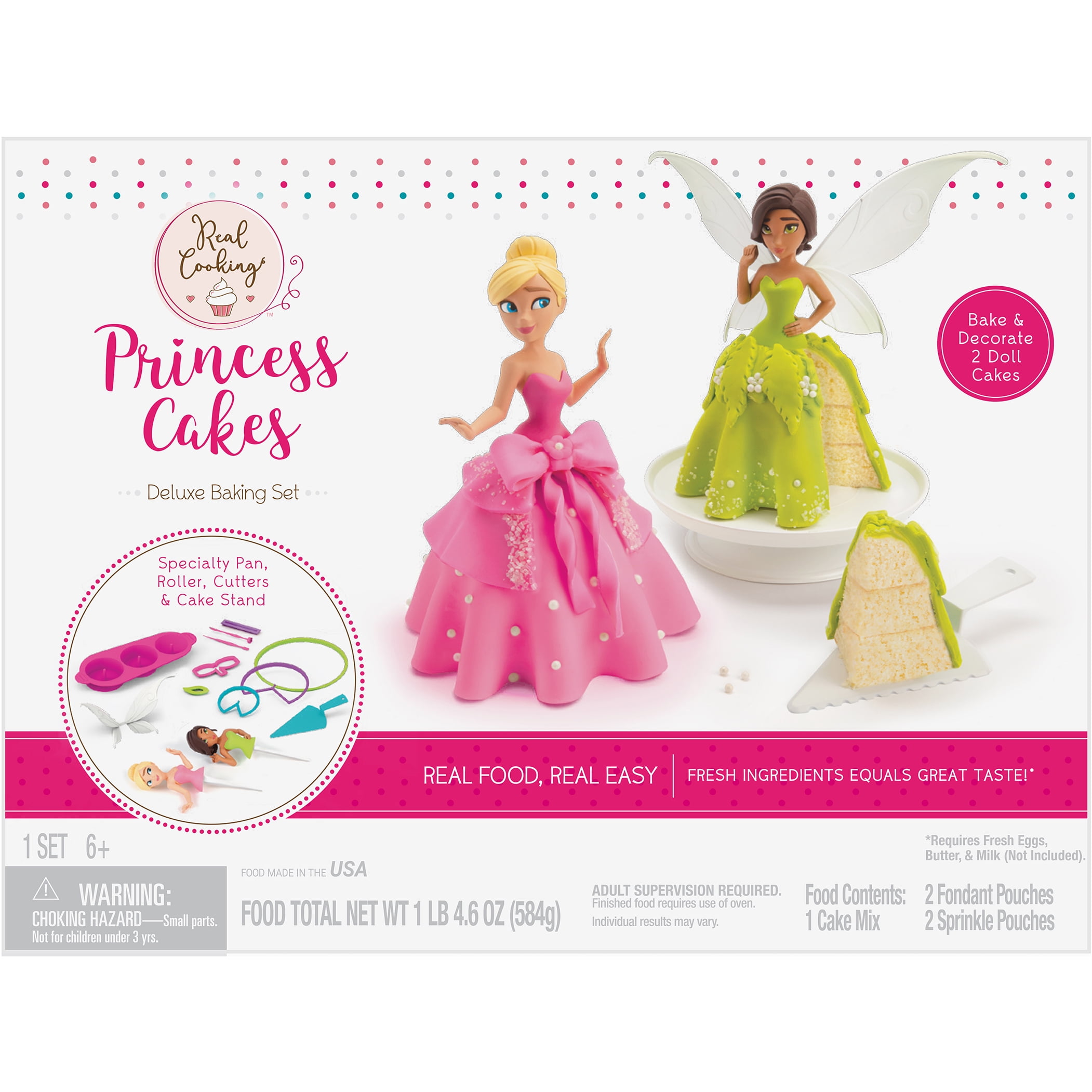 Amazon Exclusive Real Cooking Ultimate Princess Baking Set with 50 pieces 
