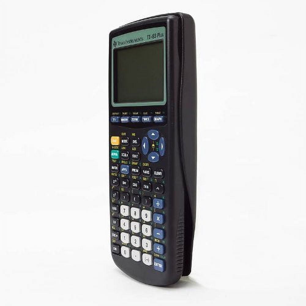 Restored Texas Instruments TI-83 Plus Programmable Graphing Calculator 10 Digit LCD, Black (Refurbished)