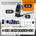 thumbnail image 6 of Smtcsl 3 in 1 Wireless Charging Station 10000mAh Power Bank MagSafe for iPhone, Apple Watch, 6 of 8