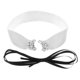 thumbnail image 2 of Collar de Gargantillas Gruesas con Cordones Estilo Punk Gótico con Cordones, Joyería de Cuello para Mujer Blanco Baoblaze Gargantilla con cordones para mujer, 2 of 8