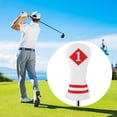 thumbnail image 4 of LOVIVER Club Headcover Equipment Driver Covers Shaft Protector Sleeves Anti Slip white red 1, 4 of 8