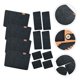 thumbnail image 1 of FUTUREORYY 4Jgo Manteles Para Y Bolsas De Cubiertos De Fieltro Negros Resistentes, 1 of 5