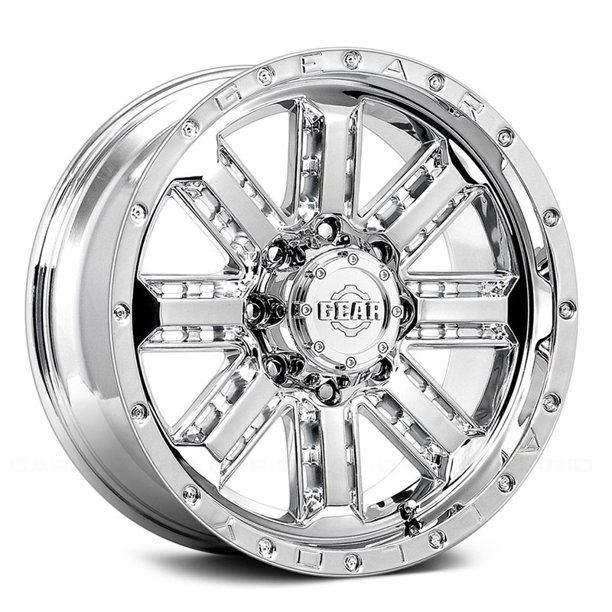GEAR OFF ROAD 723c nitro 17x9 +18et 107.95mm chrome plated wheel
