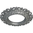 thumbnail image 3 of Ekena Millwork 13 1/4"OD x 6 5/8"ID x 1 1/8"P Orrington Ceiling Medallion (Fits Canopies up to 6 5/8"), Hand-Painted Platinum, 3 of 5