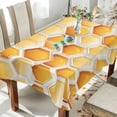 thumbnail image 4 of Ryvnso Honey Rectangle Table Cloth Tablecover Dinning Tablecloth 54"x54", 4 of 8