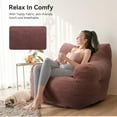 thumbnail image 4 of JESTOP Bean Bag Chairs, Tufted Soft Stuffed with Filler, Fluffy and Lazy Sofa, Cozy Chair for Bedroom Living Room Dorm Apartment, 4 of 6