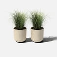 thumbnail image 6 of Veradek Mason Series Kona 10" Plastic-Stone Planter 2-Pack Sand, 6 of 10