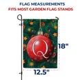 thumbnail image 6 of America Forever Monogram Christmas Garden Flag Letter Q 12.5 x 18 inch Double Sided Christmas Ornament Ball Winter Farmhouse Holiday Yard Outdoor Decoration, 6 of 7