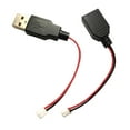 thumbnail image 3 of Cable de conversión USB a Xh2.54 de 2 pines (2 unidades, macho y hembra), resistente, conector electrónico, cable conector USB Xh2.54 de 2 pines, 3 of 8