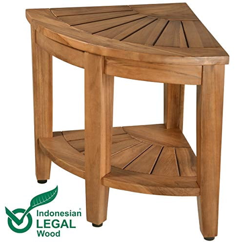 teak shower bench walmart