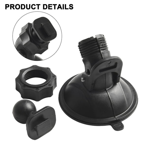 Suction Cup Camera Holder Car Dvr Driving Recorder Easy Installation For Gps Black Bracket Mount Wear-Resistance Fangkenuo