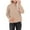 Khaki, variant on Women's Quarter Zip Lightweight Pullover Sweatshirts Solid Color Long Sleeve Casual Tops Front Pocket Light Weight Zip up Hoodie Women