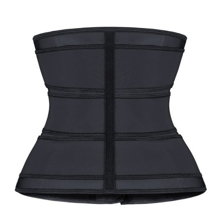 LC-Dolida Neoprene Waist Trainer for Women 3 Straps Tummy Control