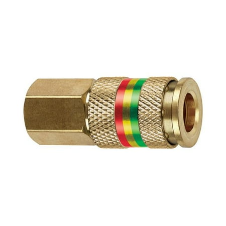 

0.25 in. Brass U-Style Universal Coupler Pack of 10