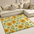thumbnail image 2 of SKYSONIC Sunflower Area Rug 4'x5' Pet & Child Friendly Carpet for Living Room Bedroom Dining Room,Indoor Outdoor Soft Rug Washable Non Slip Comfortable Area Rug, 2 of 6