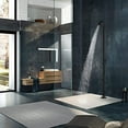 thumbnail image 2 of HEATGENE Outdoor Shower System, Showerhead, Wand Hand Shower, Foot Spout Rinse, Outdoor Shower Stand for Outside/Poolside/Patio Drench Shower - Matte Black, 2 of 4