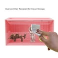 thumbnail image 4 of Vitrina De Figuras Con Luz, Función De Luz Constante Caja De Presentación De Mini Figuras De Acción De 2 Niveles Vitrina De Protección A PRUEBA DE POLVO PARA COLECCONIBLES, 4 of 7