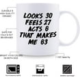 thumbnail image 2 of 63rd Birthday Gifts for Men - 1956 Birthday Gifts for Men, 63 Years Old Birthday Gifts Coffee Mug for Dad, Husband, Friend, Brother, Him, Colleague, Coworker - 11oz, 2 of 6