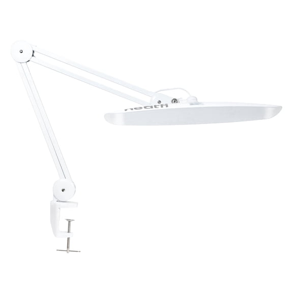 Neatfi LED Task Lamp with Clamp, 2200 Lumens, 20-Inch Wide Head, 3 Light Modes, Dimmable Work Light for Home Office and Craft Projects, White