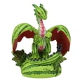 thumbnail image 4 of Colorful Garden Tropical Watermelon Green Thumb Dragon Statue Stanley Morrison, 4 of 6