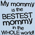 thumbnail image 2 of CafePress - My Mommy Is Bestest Infant Bodysuit - Baby Light Bodysuit, Size Newborn - 24 Months, 2 of 4