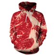 thumbnail image 1 of Sudadera con capucha para hombre y mujer, jersey de manga larga con estampado 3D de comida, ropa de calle Unisex para Halloween, 1 of 4