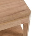 thumbnail image 3 of Kate and Laurel Talcott Tiered Rectangle Coffee Table, 36 x 20 x 18, Natural Brown, Transitional Two-Tier Rectangular Living Room Table with Storage and Mango Wood Construction, 3 of 8