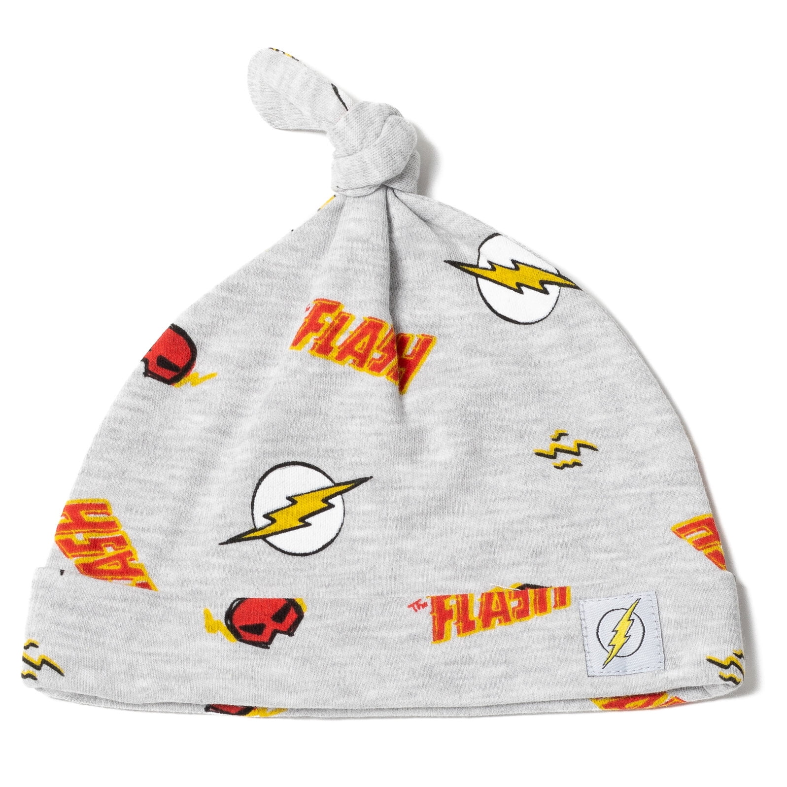 DC Comics Justice League The Flash Infant Baby Boys Bodysuit Pants and Hat 3 Piece Outfit Set Newborn to Infant