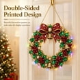 thumbnail image 7 of Wreath Christmas Pearl Diamond Painting Pendant Kits with LED String Lights,DIY Acrylic Christmas Diamond Art Hanging Kit for Adults,Christmas Ornaments for Home Party Wall Decor and Gift, 7 of 7