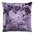 thumbnail image 2 of SAFAVIEH Gili 18" x 18" Distressed Solid Plush Pillow, Light Purple, 2 of 5