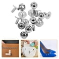 thumbnail image 4 of PENIKOKO 10Pcs Silver Round Spikes Rivets for DIY Fashion and Crafts, 4 of 7