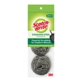 thumbnail image 4 of Scotch-Brite Stainless Steel Scour Pad - Dual-Sided, Value Pack - 3 Pack, 4 of 5
