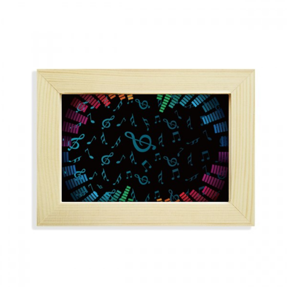 Rabow Rotatg Music Notes Black Desktop Decorate Photo Frame Picture Art Painting 5x7 inch