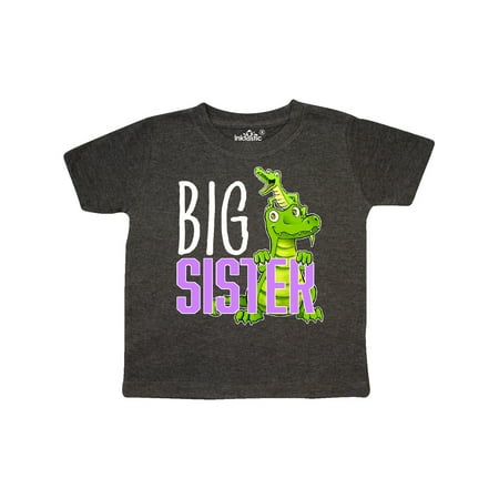 

Inktastic Big Sister with Cute Alligators Gift Toddler Boy or Toddler Girl T-Shirt