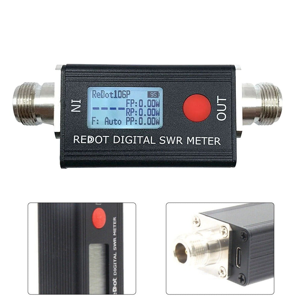 REDOT RD106P 120W Digital SWR Meter SWR&Power Meter FMB VHF UHF 80