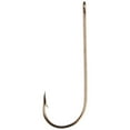 thumbnail image 5 of Eagle Claw 214H-2 Aberdeen Light Wire Non-Offset Hook, Bronze, Size 2, 100 Pack, 5 of 5