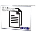 thumbnail image 4 of 10 Pack Wall Sign Holder 11" x 8.5" with Double Sided Tape for Maps and Directions in Venues Campuses and Outdoor Spaces Clear Acrylic Signage Sleeve by, 4 of 8