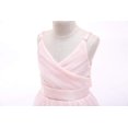 thumbnail image 2 of Drtj V-Neck Flower Girl Tulle WeddingBridesmaid Dresses Princess Dresses Children's Birthday Ball Formal Dresses Girls Prom Dresses, Sized 8T, Color Light pink, 2 of 6