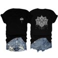 thumbnail image 1 of Camiseta Bwnilimeizn Be Kind para mujer de manga corta C-Black 5XL, 1 of 7