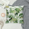thumbnail image 2 of ONETECH  Throw Pillow Covers Soft Eucalyptus Leaf Pillow Cases Watercolor Gold and Green Leaves Modern Home Decor Pillow Covers for Couch Bed Sofa, 2 of 5