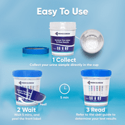 Prime Screen - 5 Panel Instant Urine Drug Testing Cup Kit _ [50 Pack] T-154