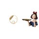 thumbnail image 1 of Figura de bola de cristal de metal, estatua de princesa, llavero, bandeja, adorno de arte moderno para pasillo, chimenea, dormitorio, sala de estar, o, 1 of 8