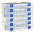 thumbnail image 2 of Flambeau Outdoors, 4007 Tuff Trainer,  24 Compartments, 6 Pack, Clear, 11 inches, Fishing Tackle Box, 2 of 5