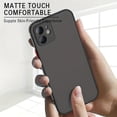 thumbnail image 2 of Buy 1 Get 1 Free, total of 2 PCS Ultra-Thin Matte PC Phone Case for iPhone 11 13 12 14 Pro Max Mini, Shockproof Bumper Case with Enhanced Grip, Anti-Scratch Protection, and Precise Cutouts for iPhone, 2 of 5
