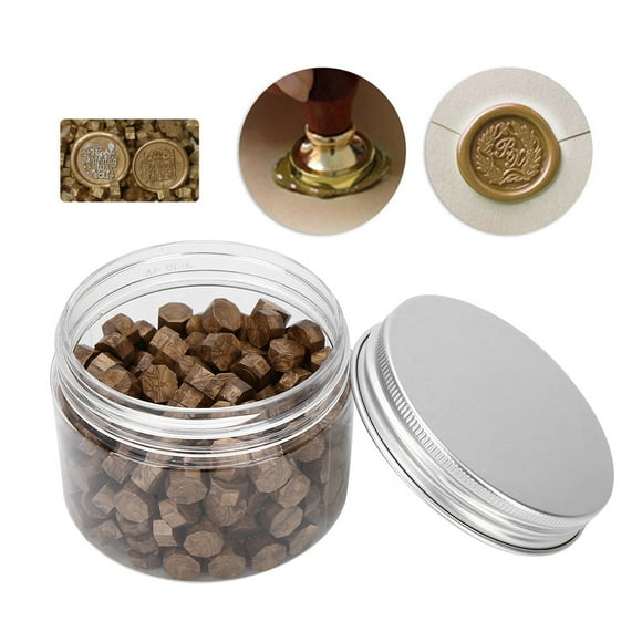 Clear Retro Sealing Wax, 200Pcs Sealing Wax, For Envelopes Packing Matte Gold,Bronze
