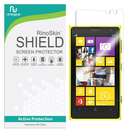Nokia Lumia 1020 Screen Protector RinoGear Flexible HD Crystal Clear Anti-Bubble Unlimited Replacement