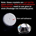thumbnail image 6 of 1440 Pieces 4.0mm Clear Crystal Flat Back Brilliant Round Rhinestones Glass Stones Glitter Gems Transparent Faux Diamond (Clear), 6 of 7