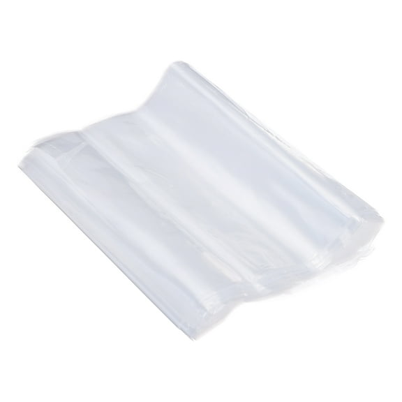 30 Pcs Clear Flat Open Plastic Poly Bags 8x20 Inch 1.6 Mil Packaging Bags for Proving Bread, Dough
